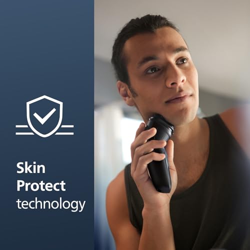 Norelco Shaver 2400: Wet/Dry Electric Shaver, Pop-up Trimmer - Deep Black