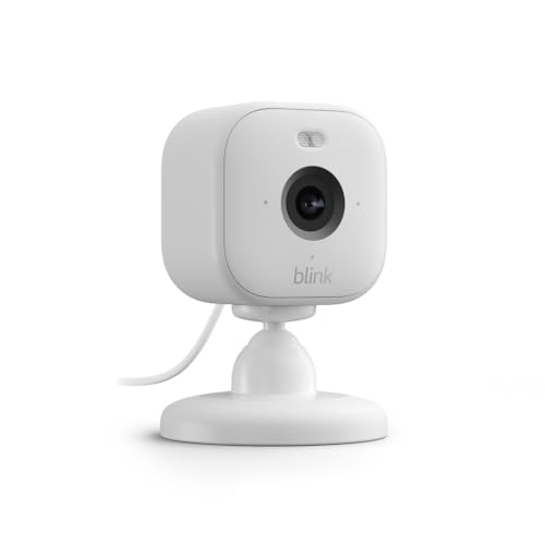 Blink Mini 2 Home Security & Pet Camera with HD Video, Night Vision, Motion Detection, Two-Way Audio - Built-in Spotlight - White