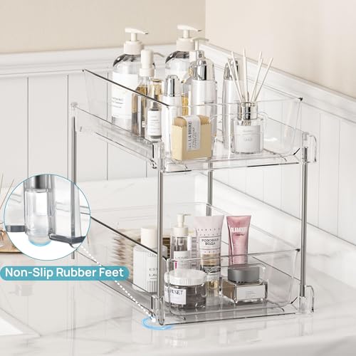 Vtopmart Bathroom Organizer: 2 Tier Under Sink Storage Container