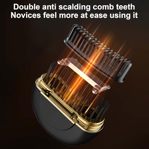 Colexy Direct Mini Wireless Hair Straightener Brush, Portable Black - Ceramic & Tourmaline Plates, 3 Heat Settings, Quick Heat