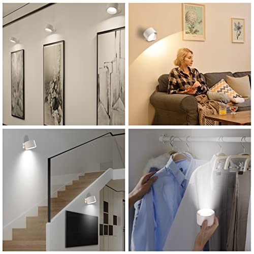 Coollamp LED Wall Light: 3 Color Modes, Magnetic Touch Control