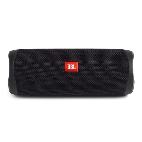 JBL FLIP 5 Waterproof Bluetooth Speaker - Black, Portable Sound