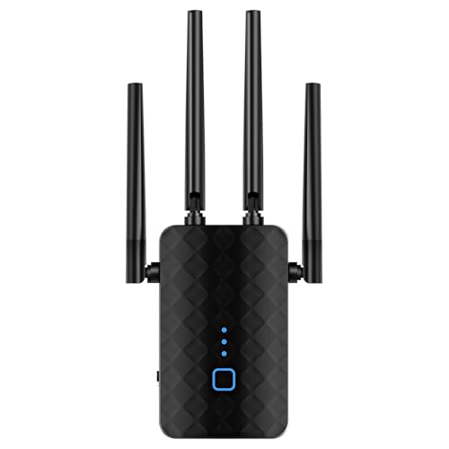 BoostPro WiFi Extender Amplifier, 1.2Gbps Speed, Ethernet, 10000 Sq.ft Coverage, 36 Devices, Dual Band 5.8GHz & 2.4GHz