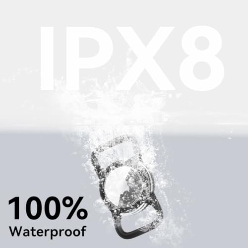 Clear Dog & Cat Collar Airtag Holder, Waterproof & Durable, Easy Install