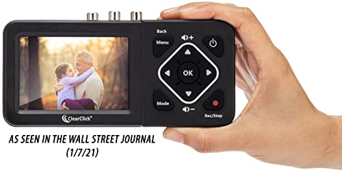 ClearClick Video to Digital Converter 2.0 - Record from VCR, VHS, Camcorder