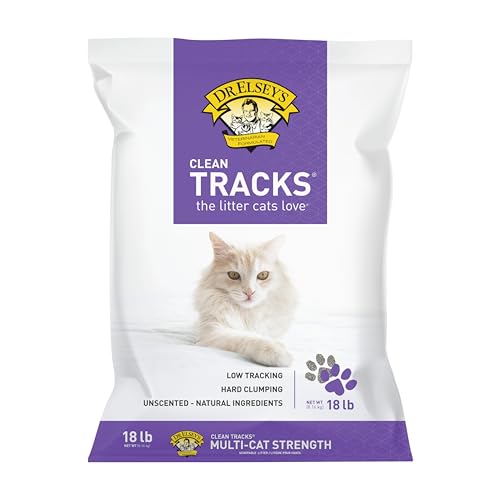 Dr. Elsey's Clumping Clay Cat Litter 18 lb Bag - Clean Tracks