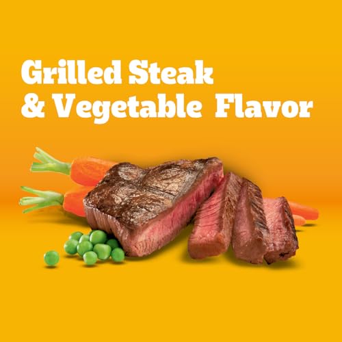 Pedigree Dry Dog Food, Grilled Steak & Veg Flavor, 18lb Bag