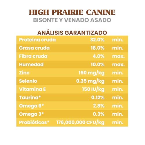Taste of the Wild High Prairie Grain-Free Dog Food with Bison & Venison - High Protein, Nutrients, Probiotics 28lb