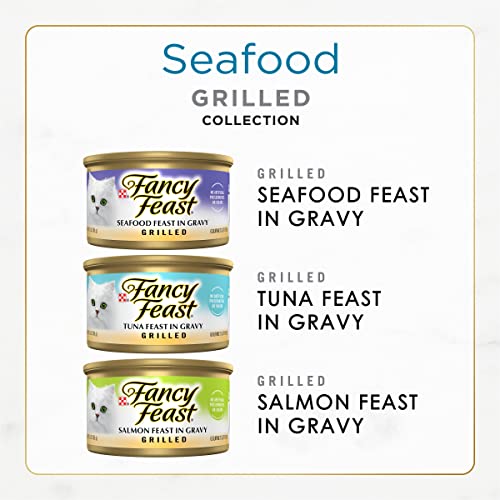 Fancy Feast Grilled Seafood Collection Variety Pack for Cats