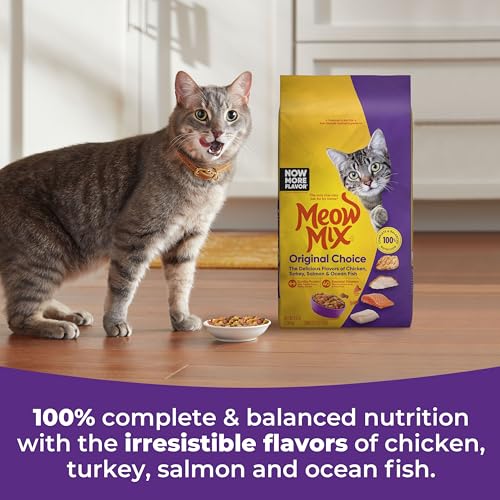 Meow Mix Dry Cat Food, Original Choice, 6.3 Pound Bag