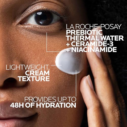 La Roche-Posay Face Cream, Daily Moisturizer with Ceramide & Niacinamide for All Skin Types - Hydrating & Fragrance Free