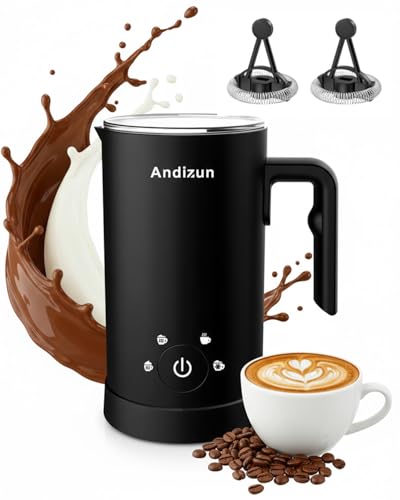 Andizun Electric Milk Frother: 4-in-1 Steamer, Frother, Warmer