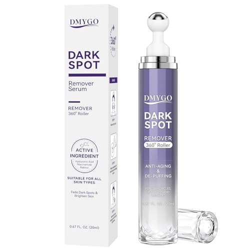 Skin Brightening Serum for Dark Spots on Face & Body - 360ยฐ Roller - 20ml