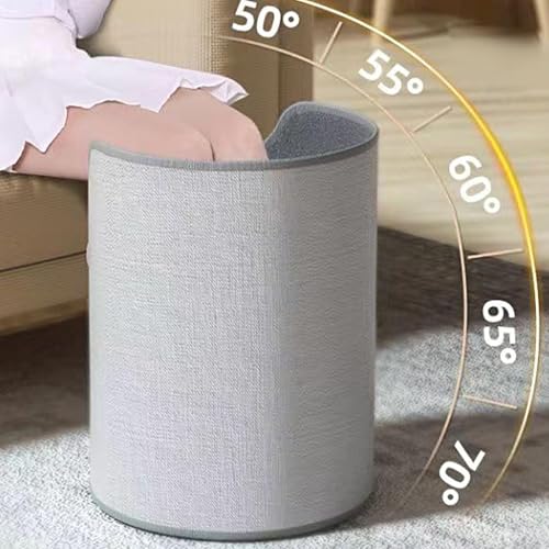 Leg-A-Loo Folding Electric Foot Warmer - Portable Leg Heater for Home & Office