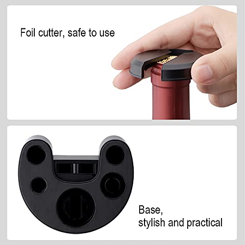 AIKARO Electric Wine Opener: Automatic Corkscrew, Rechargeable