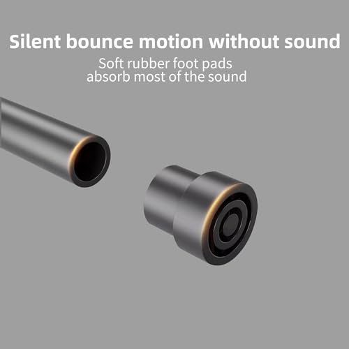 HXD-ERGO Mini Trampoline: Foldable Rebounder with Foam Handle