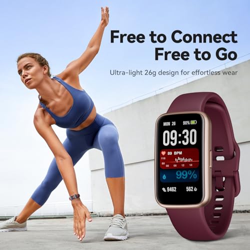 PL Fitness Trackers Smart Watch 1.47" Color Screen Heart Rate Sleep Monitor Pedometer Step Counter 100+ Sport Modes Waterproof Activity Tracker Women Men