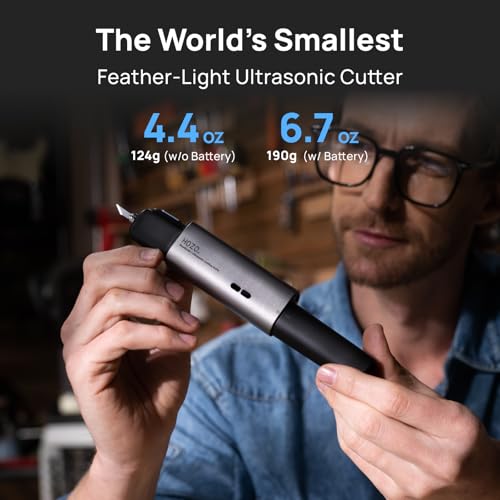 HOZO NeoBlade Ultrasonic Cutter - Smart Power, Turbo Cooling - 3D Printing, Resin, Dental, Carbon Fiber & DIY
