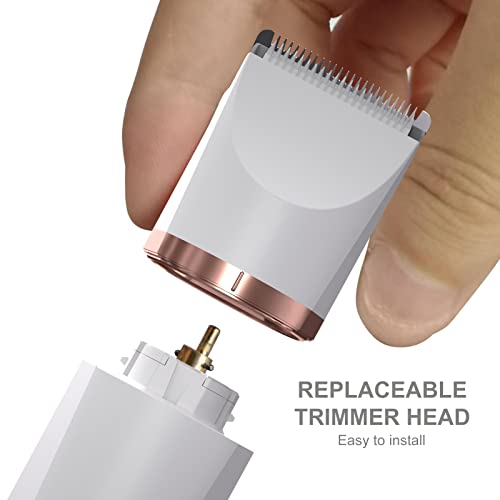 OLOV Electric Body Hair Trimmer: Men's Groin & Women's Bikini Groomer, Wet/Dry Shaver, USB Recharge, Waterproof Razor