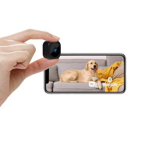 WiFi Mini Spy Camera 1080P HD, Night Vision, Motion Detection - Home Security Indoor Camera with Cloud & SD Storage - App Included